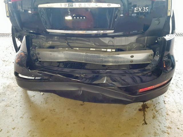 JNKAJ09F28M359989 - 2008 INFINITI EX35 BASE BLACK photo 9