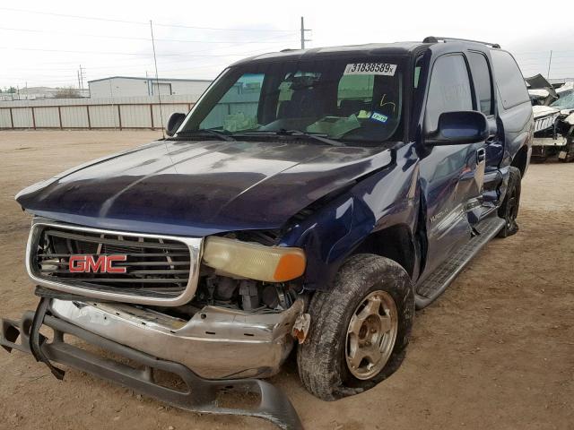 1GKEC16Z93J166142 - 2003 GMC YUKON XL C BLUE photo 2