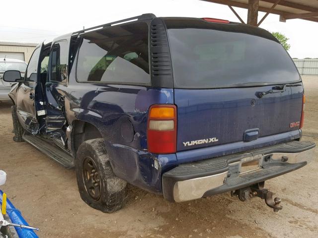 1GKEC16Z93J166142 - 2003 GMC YUKON XL C BLUE photo 3