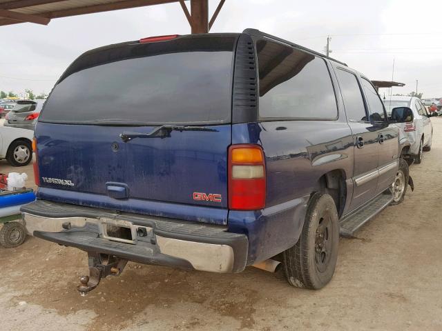 1GKEC16Z93J166142 - 2003 GMC YUKON XL C BLUE photo 4