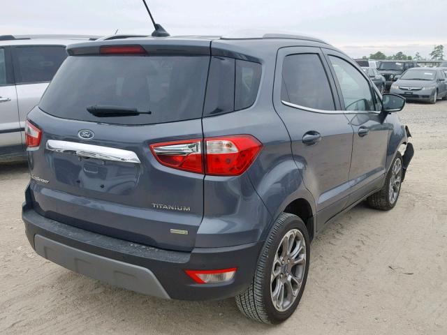 MAJ3P1VE4JC189633 - 2018 FORD ECOSPORT T GRAY photo 4