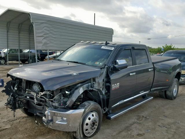 3C63RRKL4GG273230 - 2016 RAM 3500 LONGH GRAY photo 2