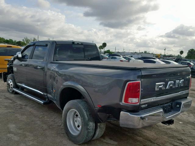 3C63RRKL4GG273230 - 2016 RAM 3500 LONGH GRAY photo 3