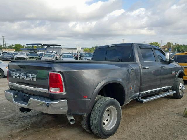 3C63RRKL4GG273230 - 2016 RAM 3500 LONGH GRAY photo 4