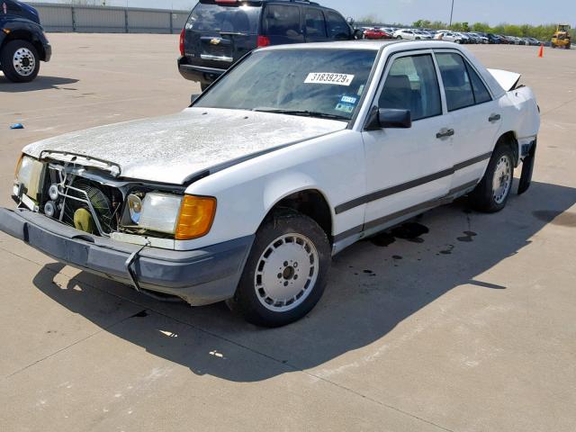 WDBEB33D3HA273390 - 1987 MERCEDES-BENZ 300 DT WHITE photo 2