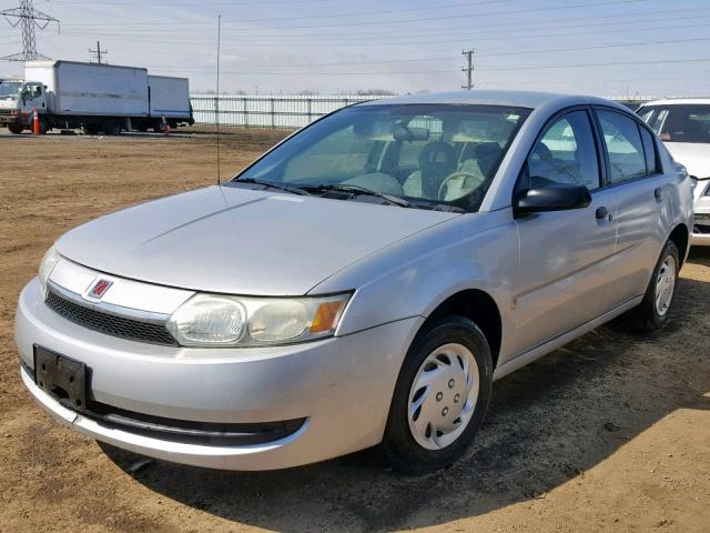 1G8AG52F33Z167476 - 2003 SATURN ION LEVEL SILVER photo 2