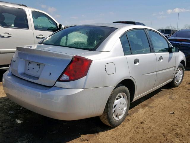 1G8AG52F33Z167476 - 2003 SATURN ION LEVEL SILVER photo 4