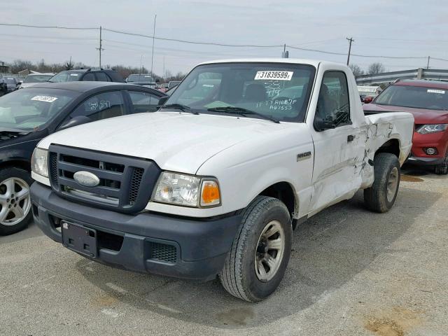 1FTYR10D87PA87553 - 2007 FORD RANGER WHITE photo 2