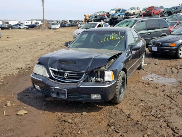 JH4KA9657XC800203 - 1999 ACURA 3.5RL BLACK photo 2