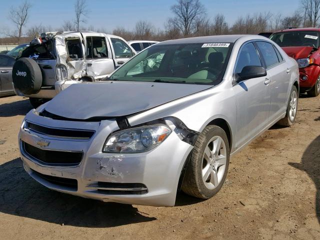 1G1ZG57B39F230853 - 2009 CHEVROLET MALIBU LS SILVER photo 2