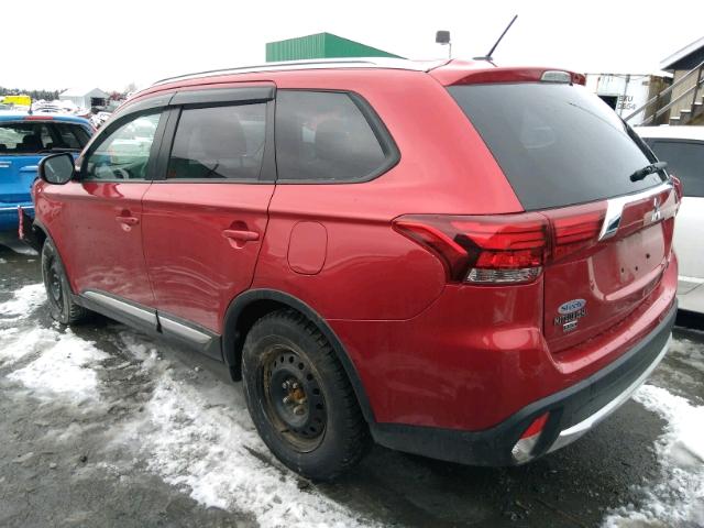 JA4AZ2A38GZ603874 - 2016 MITSUBISHI OUTLANDER RED photo 3