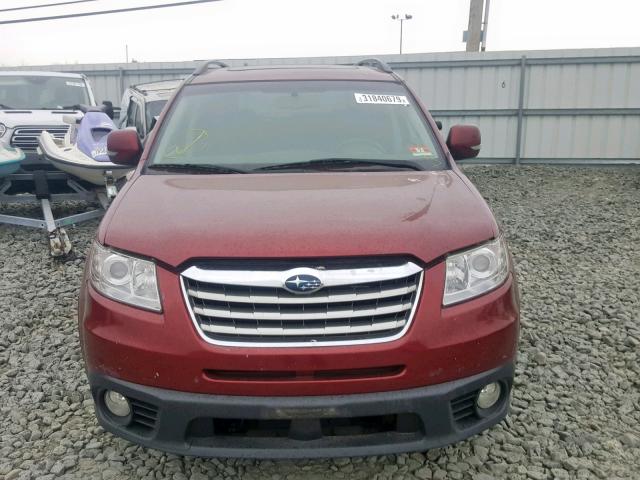 4S4WX9HD8B4401904 - 2011 SUBARU TRIBECA LI RED photo 9