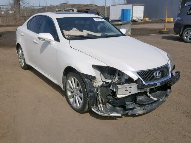 JTHCF5C2XA5037047 - 2010 LEXUS IS 250 WHITE photo 1