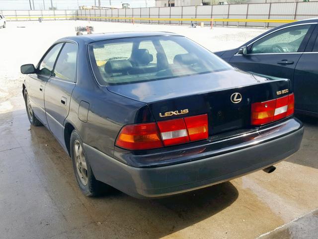 JT8BF22G4V0025955 - 1997 LEXUS ES 300 BLACK photo 3