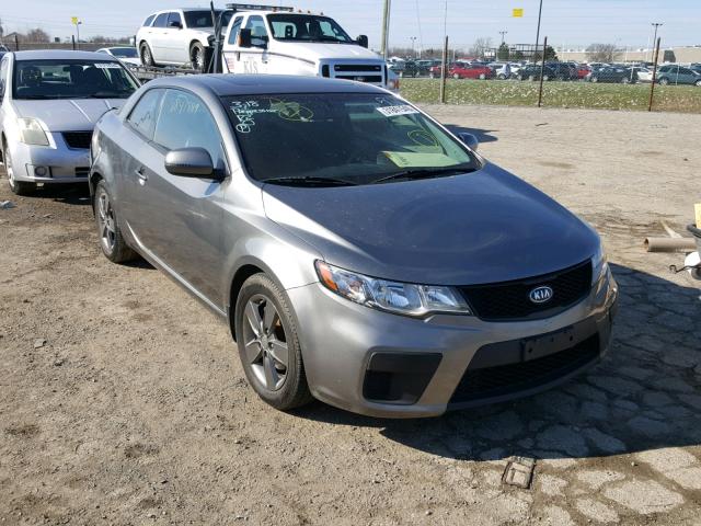 KNAFU6A29B5348965 - 2011 KIA FORTE EX BROWN photo 1