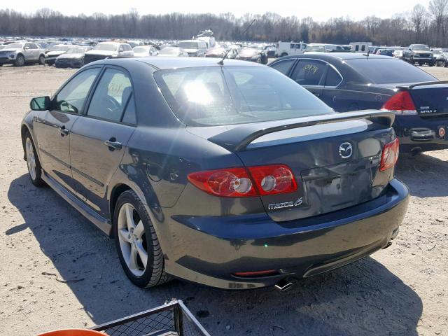 1YVHP80D055M10365 - 2005 MAZDA 6 S GRAY photo 3