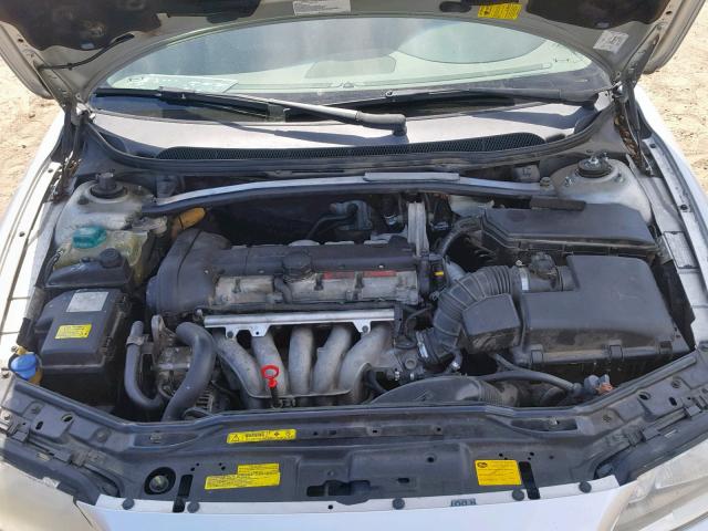 YV1RS612852457486 - 2005 VOLVO S60 SILVER photo 7