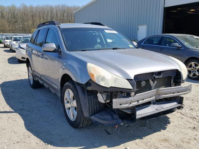 4S4BREKC3A2354518 - 2010 SUBARU OUTBACK 3. GRAY photo 1