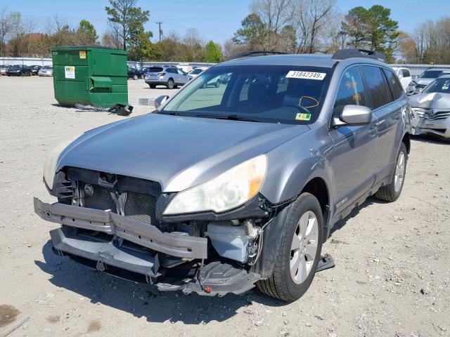 4S4BREKC3A2354518 - 2010 SUBARU OUTBACK 3. GRAY photo 2