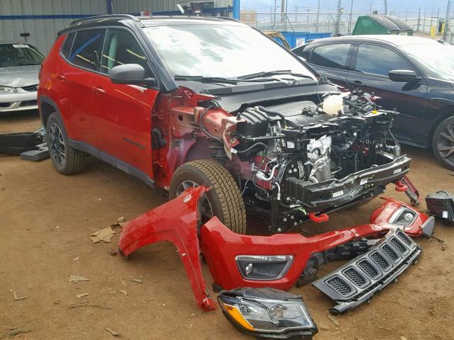 3C4NJDDB3JT485812 - 2018 JEEP COMPASS TR RED photo 1