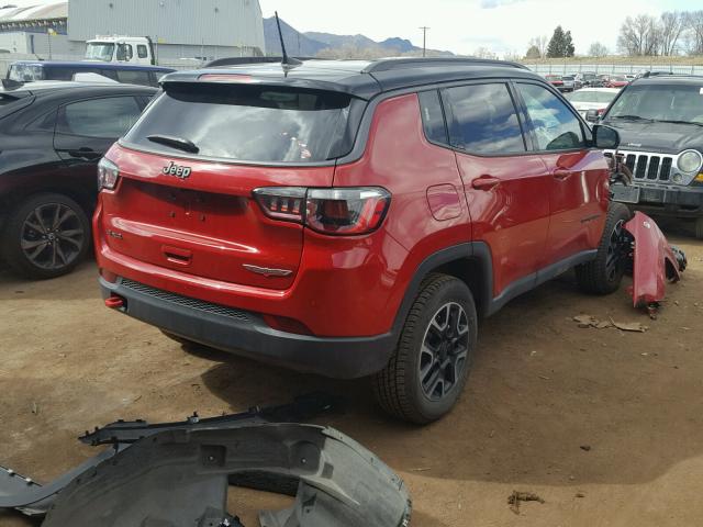 3C4NJDDB3JT485812 - 2018 JEEP COMPASS TR RED photo 4