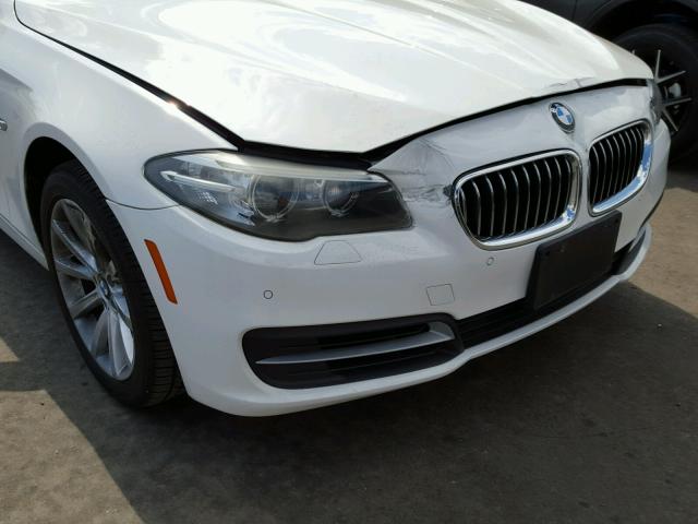 WBAXA5C52ED689858 - 2014 BMW 535 D WHITE photo 9