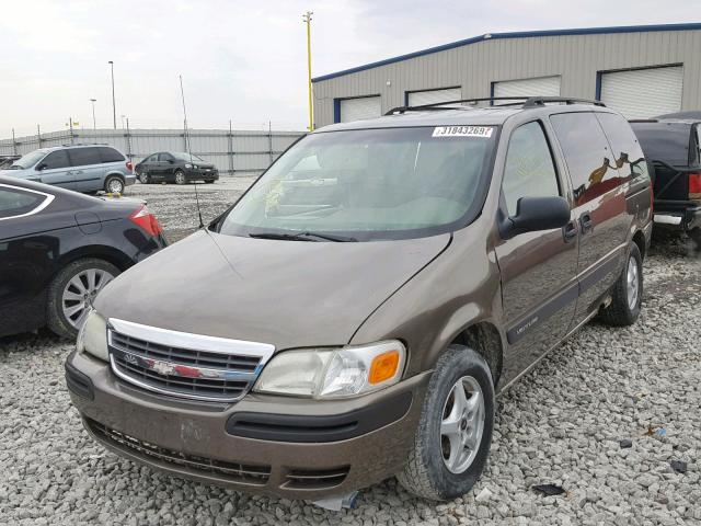 1GNDX03E63D160991 - 2003 CHEVROLET VENTURE BROWN photo 2