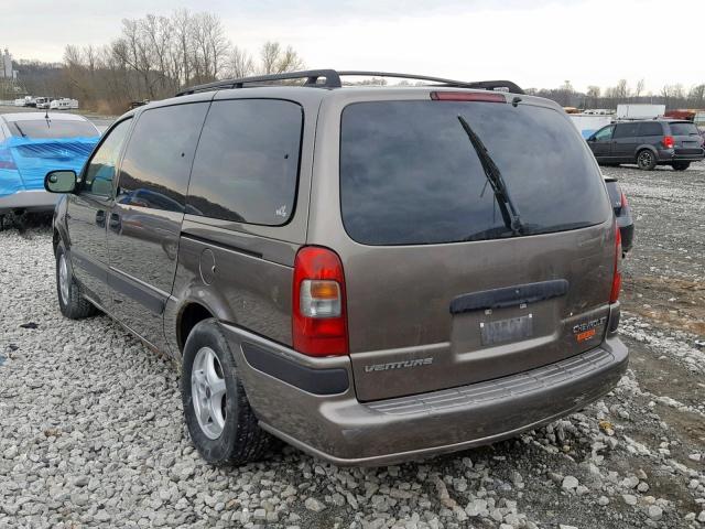 1GNDX03E63D160991 - 2003 CHEVROLET VENTURE BROWN photo 3