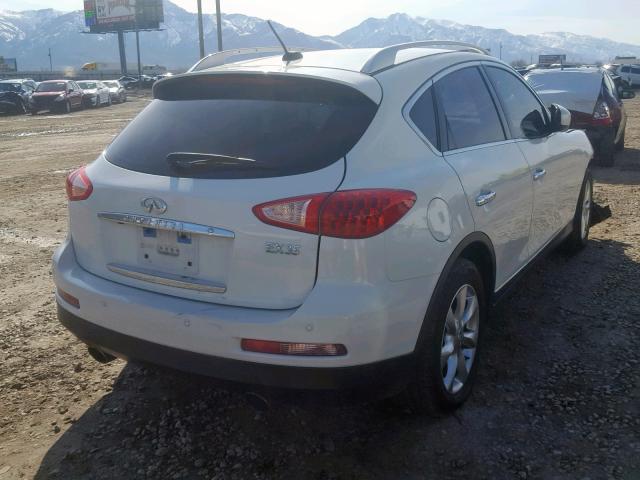 JNKAJ09F88M359950 - 2008 INFINITI EX35 BASE WHITE photo 4