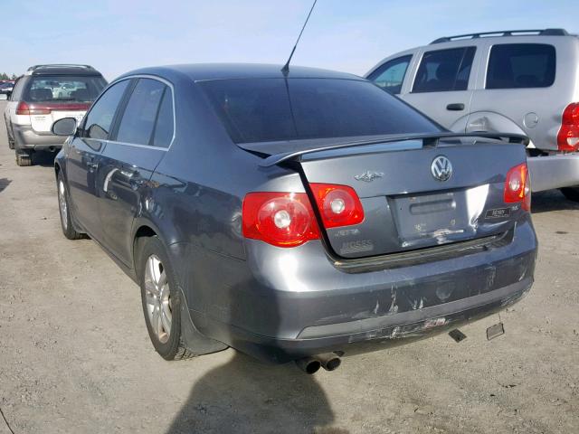 3VWEF71K57M186071 - 2007 VOLKSWAGEN JETTA WOLF GRAY photo 3