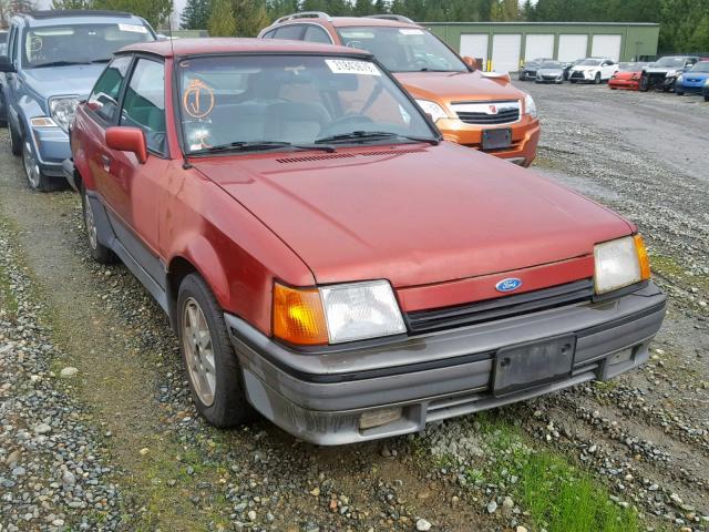 1FAPP93J7LW127029 - 1990 FORD ESCORT GT RED photo 1