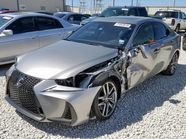 JTHBA1D21J5062467 - 2018 LEXUS IS 300 SILVER photo 2