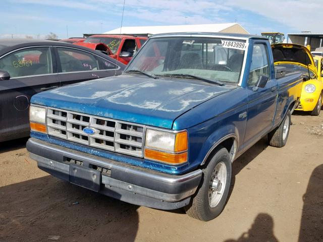 1FTCR10A3NUD04120 - 1992 FORD RANGER GREEN photo 2