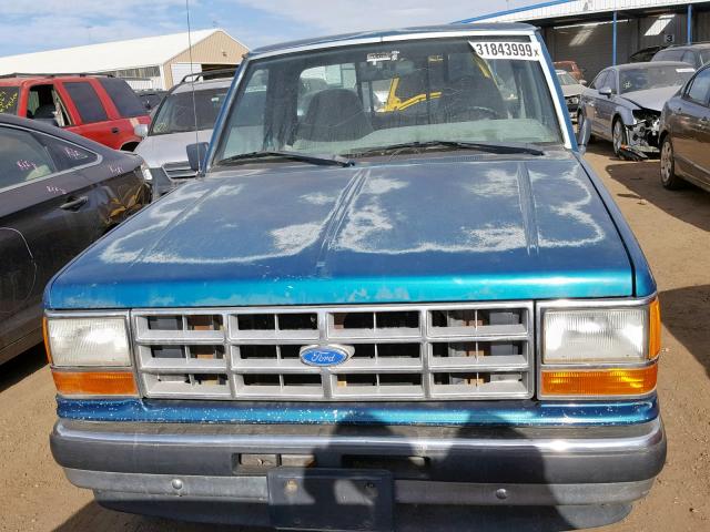 1FTCR10A3NUD04120 - 1992 FORD RANGER GREEN photo 9