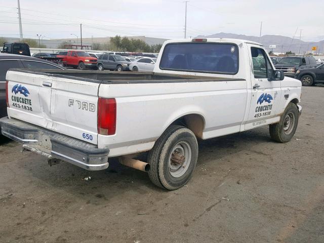 3FTHF35F3VMA56664 - 1997 FORD F350 WHITE photo 4