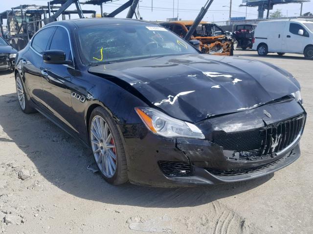 ZAM56PPA3E1081908 - 2014 MASERATI QUATTROPOR BLACK photo 1