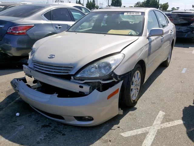 JTHBF30G530118389 - 2003 LEXUS ES 300 SILVER photo 2