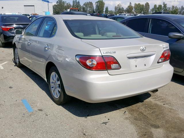 JTHBF30G530118389 - 2003 LEXUS ES 300 SILVER photo 3