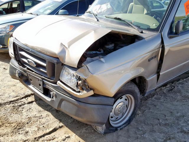 1FTYR10D74PA16386 - 2004 FORD RANGER GOLD photo 9