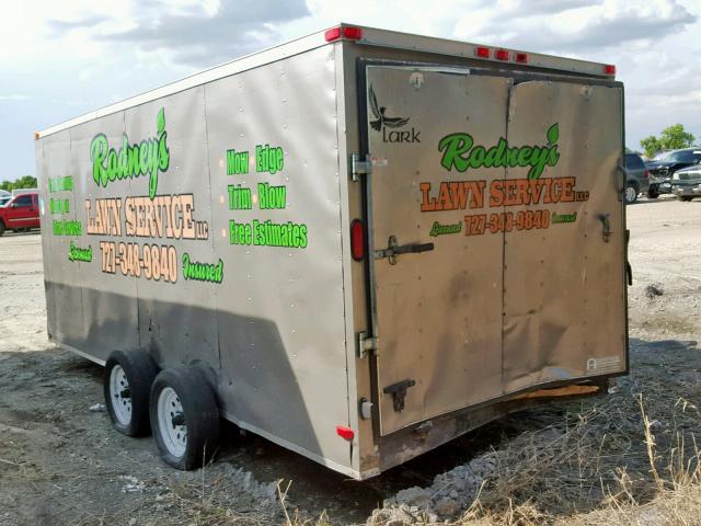 5RTBE1623ED037003 - 2014 UTILITY TRAILER Boz foto 3