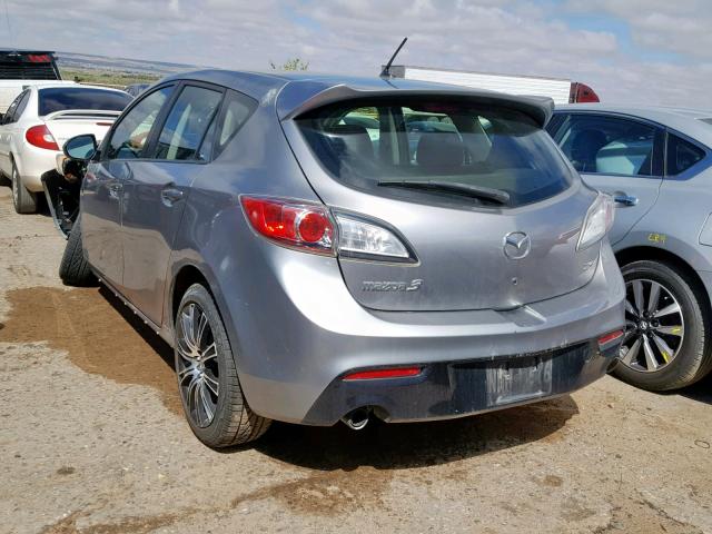 JM1BL1K55B1385342 - 2011 MAZDA 3 S GRAY photo 3