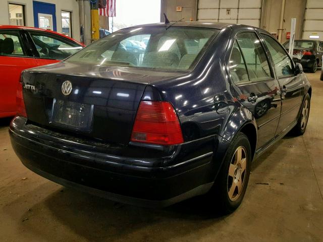 3VWSC29MXYM162452 - 2000 VOLKSWAGEN JETTA GLS BLUE photo 4