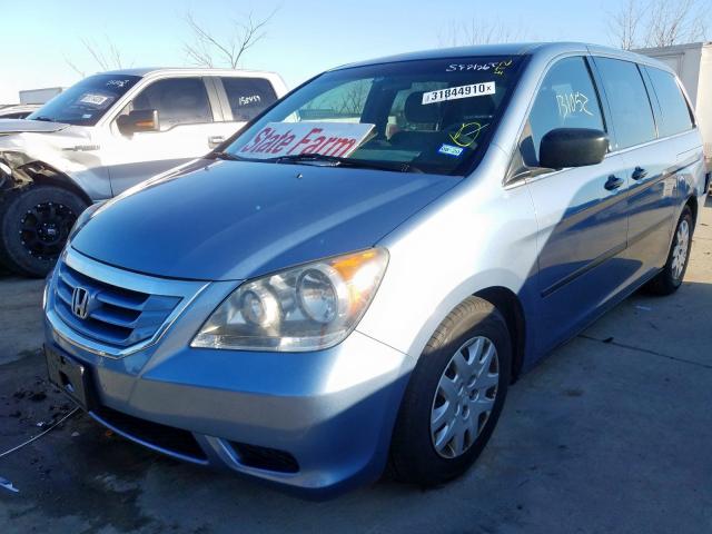 5FNRL3H2XAB095997 - 2010 HONDA ODYSSEY LX  photo 2