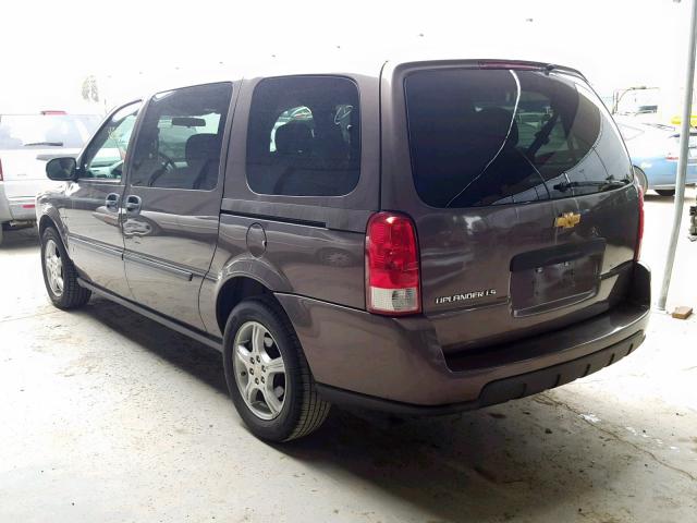 1GNDV231X8D110083 - 2008 CHEVROLET UPLANDER L Qəhvəyi foto 3