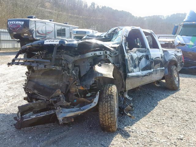 1FTWW31R78EA83691 - 2008 FORD F350 SRW S BLACK photo 2