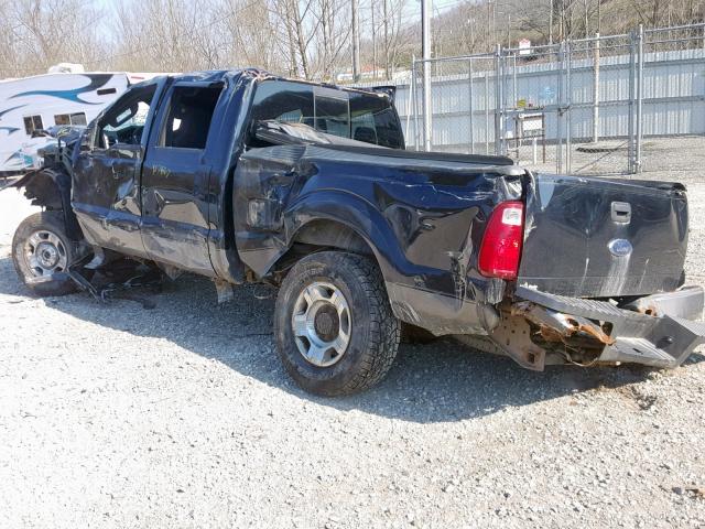 1FTWW31R78EA83691 - 2008 FORD F350 SRW S BLACK photo 3