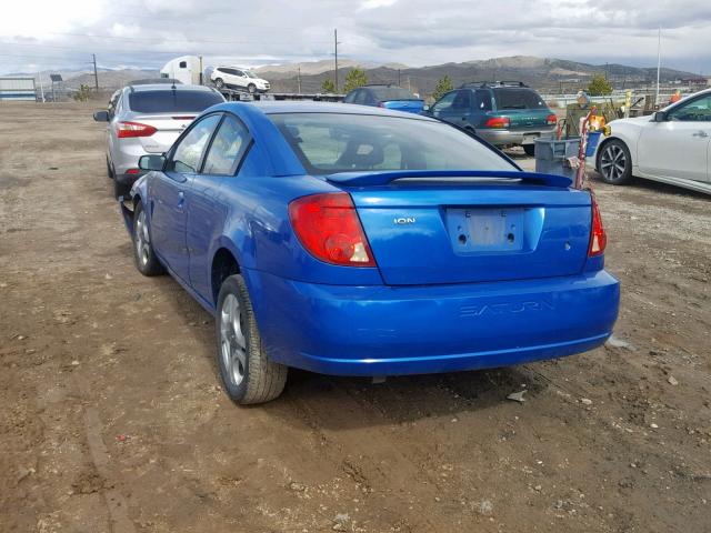 1G8AW12F34Z186901 - 2004 SATURN ION LEVEL BLUE photo 3