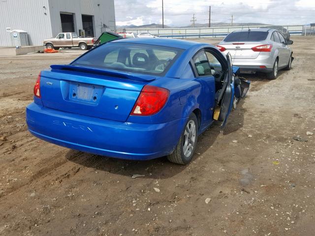 1G8AW12F34Z186901 - 2004 SATURN ION LEVEL BLUE photo 4