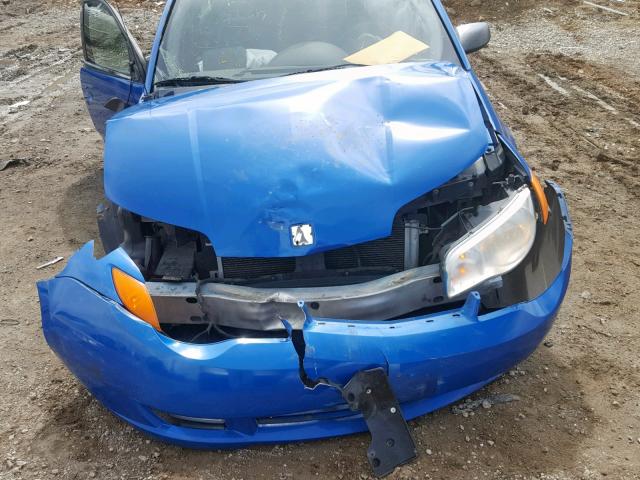 1G8AW12F34Z186901 - 2004 SATURN ION LEVEL BLUE photo 7
