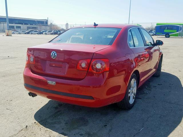 3VWRG71K67M046352 - 2007 VOLKSWAGEN JETTA 2.5 RED photo 4